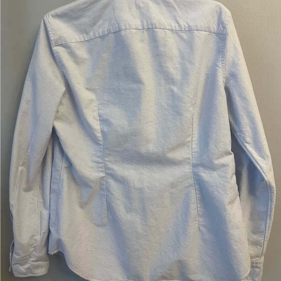 Ralph Lauren Youth Size L Blue Collared Slim Fit Button Down Dress Shirt - Picture 4 of 4